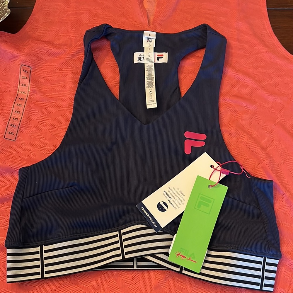 FILA Women's Bevans Park Baye Crop Tank Top